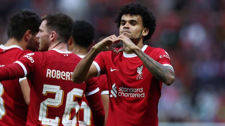 Liverpool winger Luis DIaz